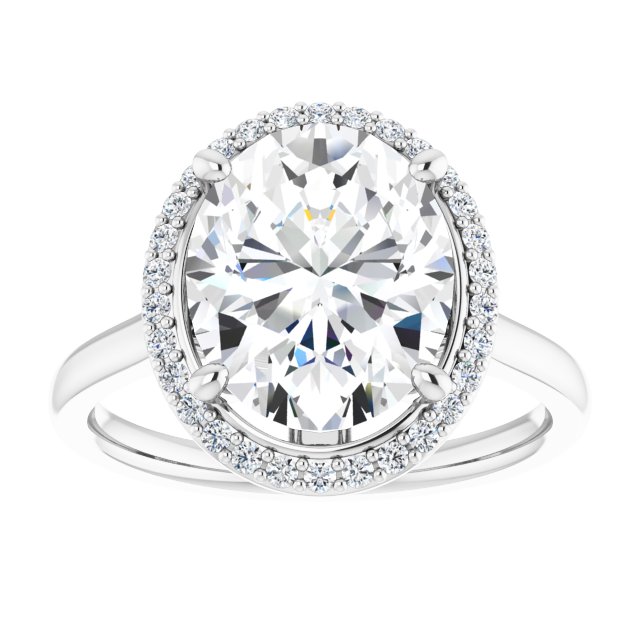 Halo-Style Engagement Ring
