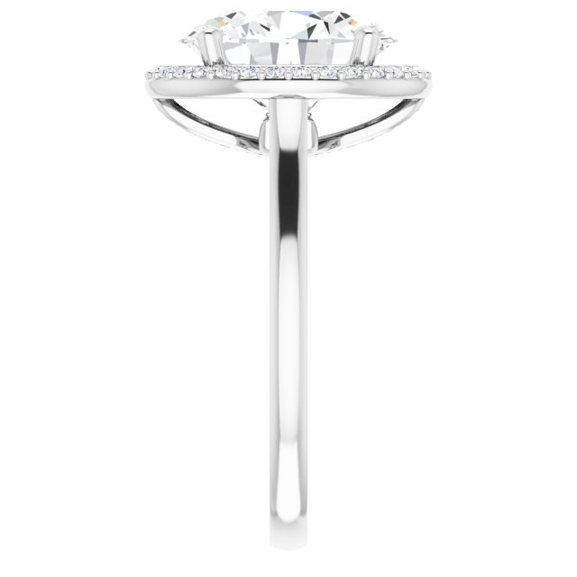Halo-Style Engagement Ring
