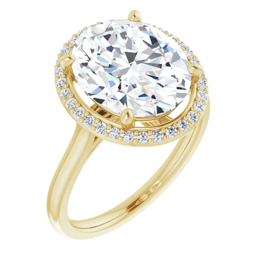 Halo-Style Engagement Ring