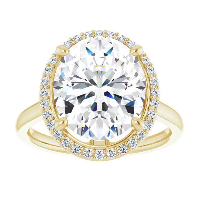 Halo-Style Engagement Ring