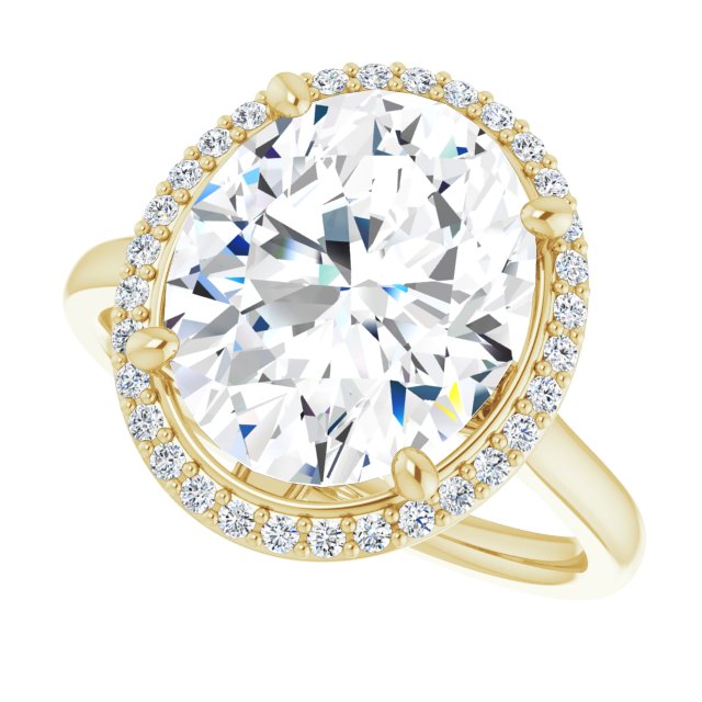 Halo-Style Engagement Ring