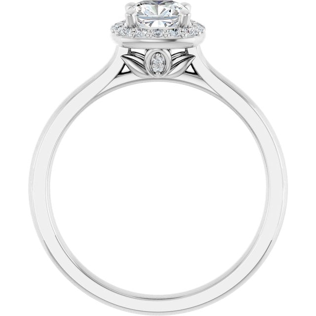 Halo-Style Engagement Ring