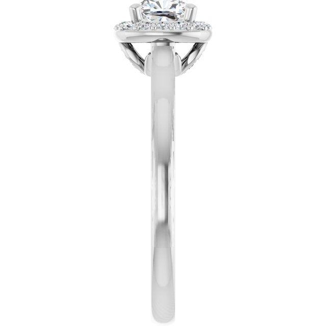 Halo-Style Engagement Ring