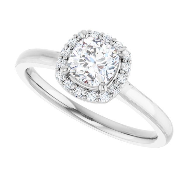 Halo-Style Engagement Ring