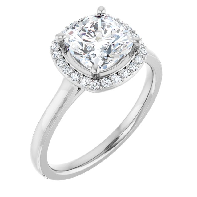 Halo-Style Engagement Ring