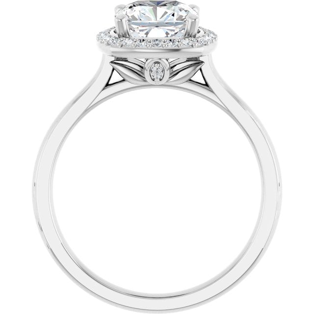 Halo-Style Engagement Ring