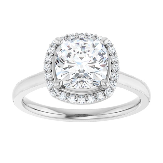 Halo-Style Engagement Ring