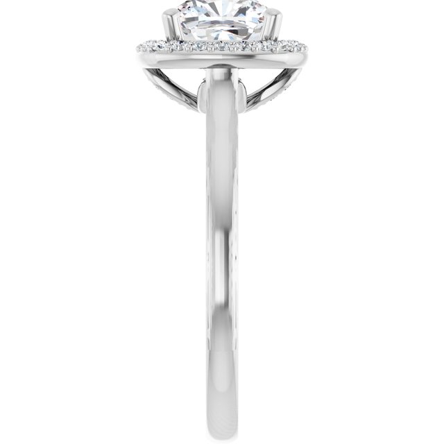 Halo-Style Engagement Ring