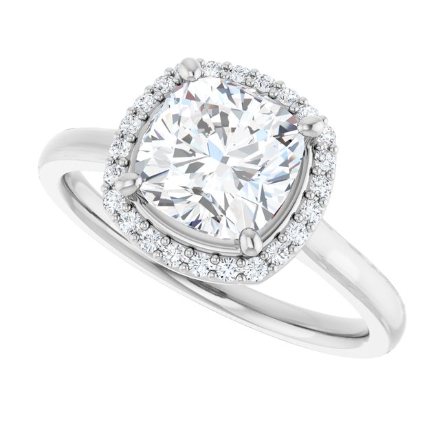 Halo-Style Engagement Ring