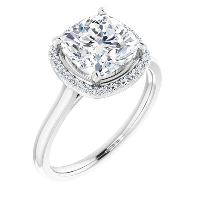 Halo-Style Engagement Ring
