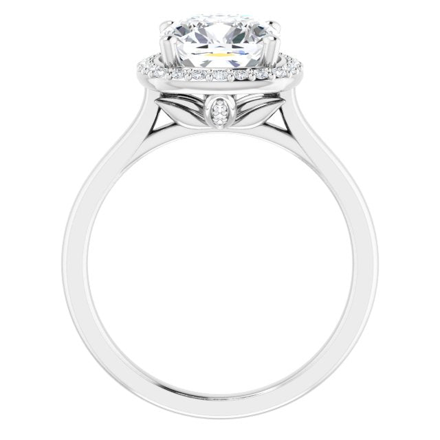 Halo-Style Engagement Ring
