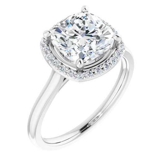 Halo-Style Engagement Ring