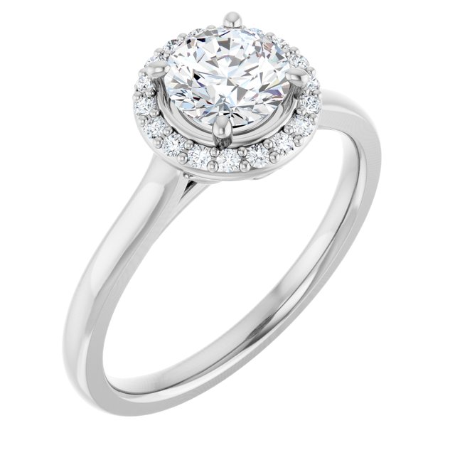 Halo-Style Engagement Ring