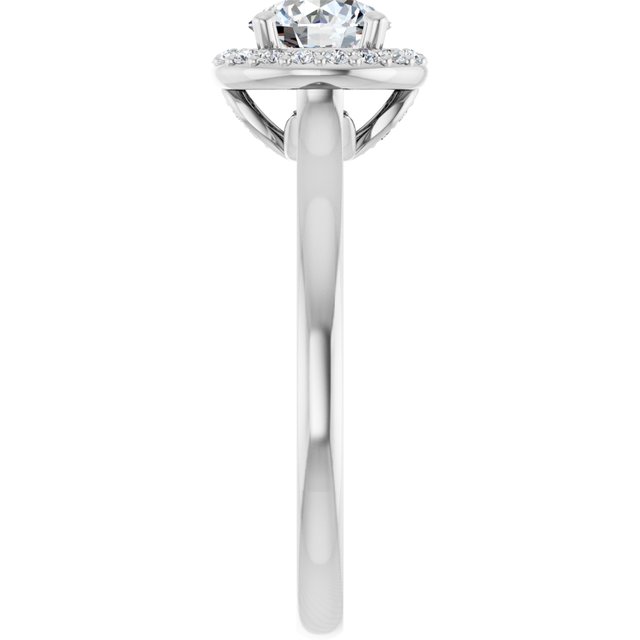 Halo-Style Engagement Ring