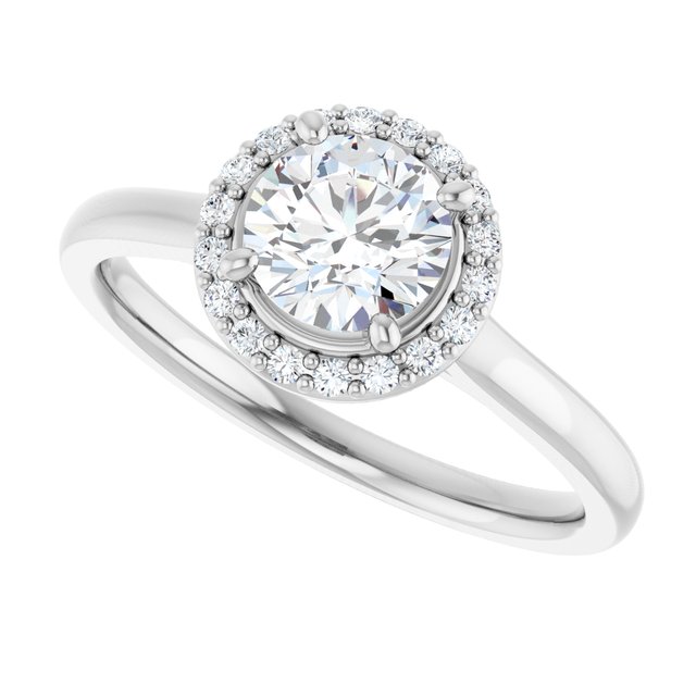 Halo-Style Engagement Ring