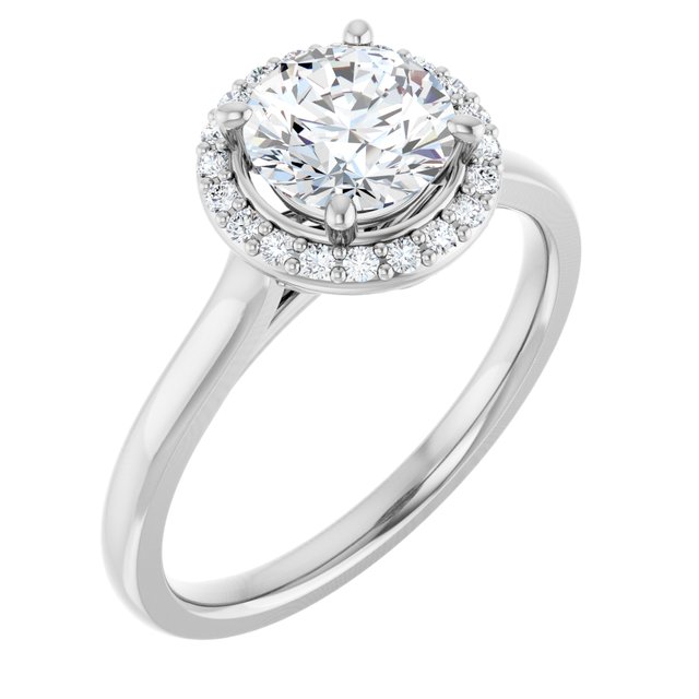 Halo-Style Engagement Ring
