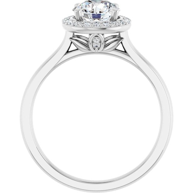 Halo-Style Engagement Ring