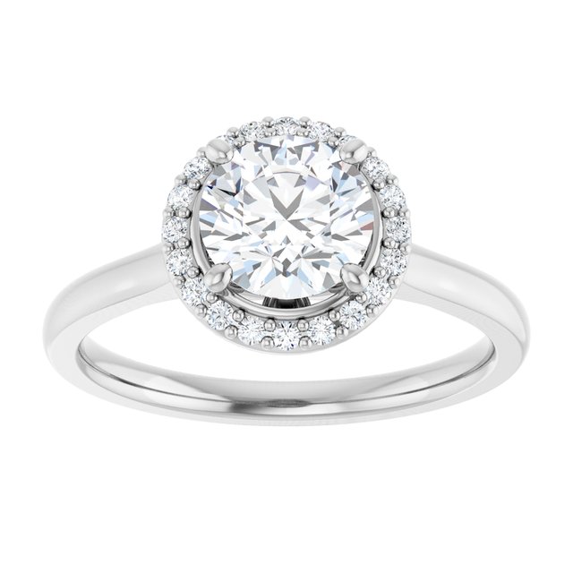Halo-Style Engagement Ring