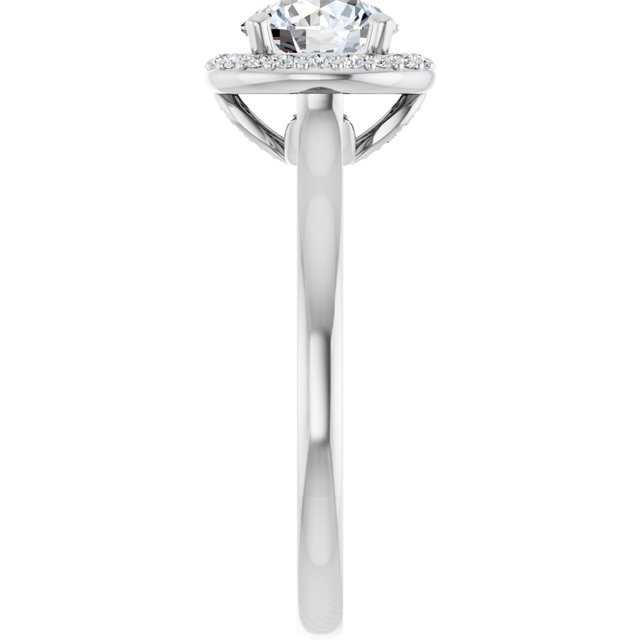 Halo-Style Engagement Ring