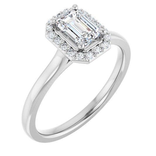 Halo-Style Engagement Ring