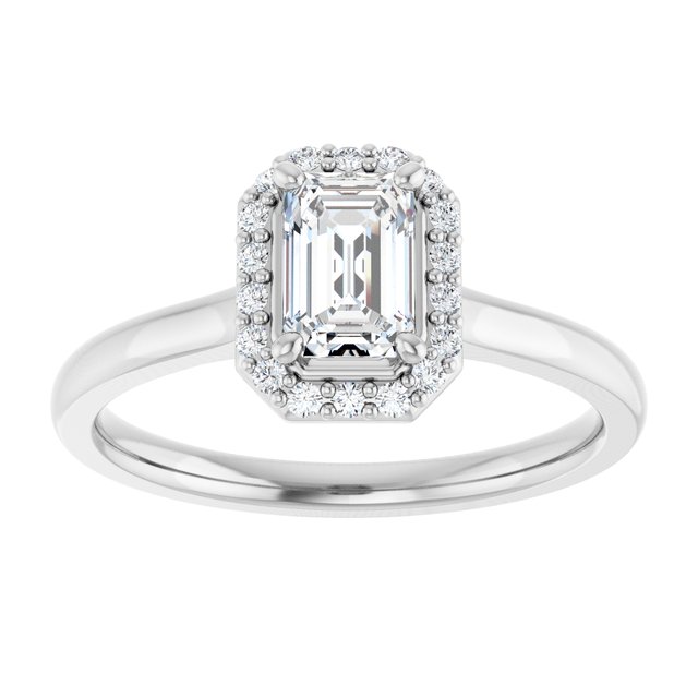Halo-Style Engagement Ring