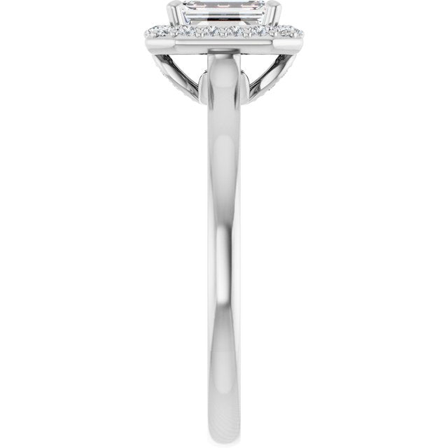 Halo-Style Engagement Ring