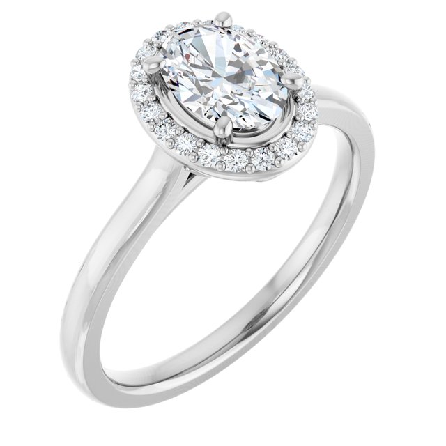 Halo-Style Engagement Ring