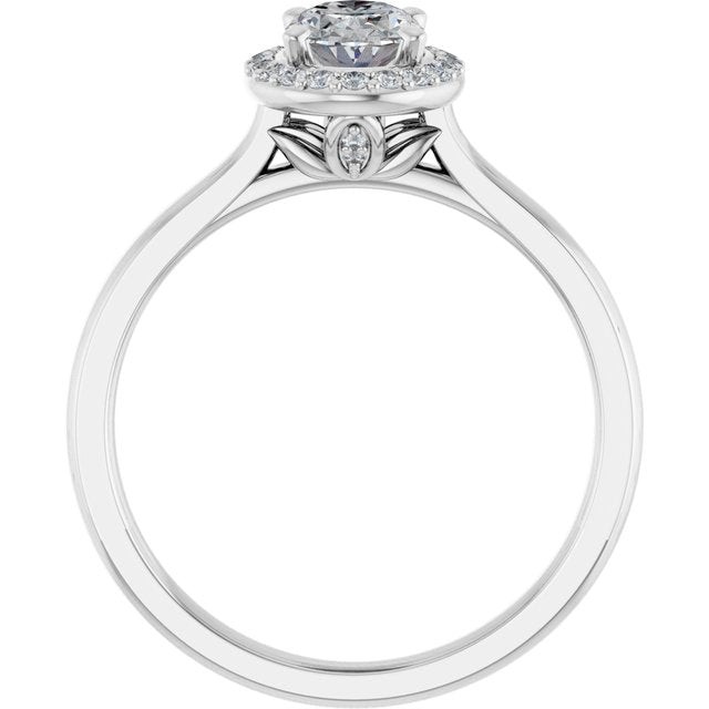 Halo-Style Engagement Ring