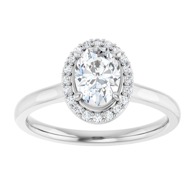 Halo-Style Engagement Ring
