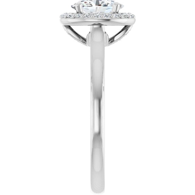 Halo-Style Engagement Ring