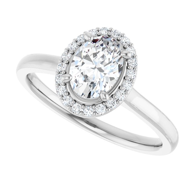 Halo-Style Engagement Ring