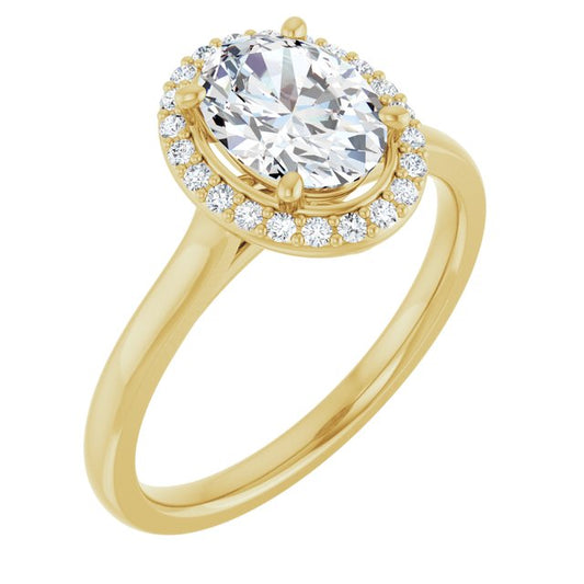 Halo-Style Engagement Ring