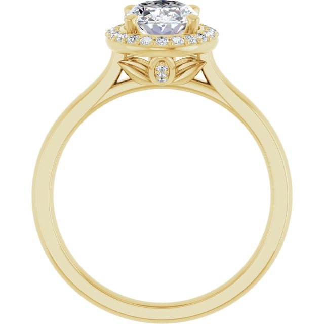 Halo-Style Engagement Ring