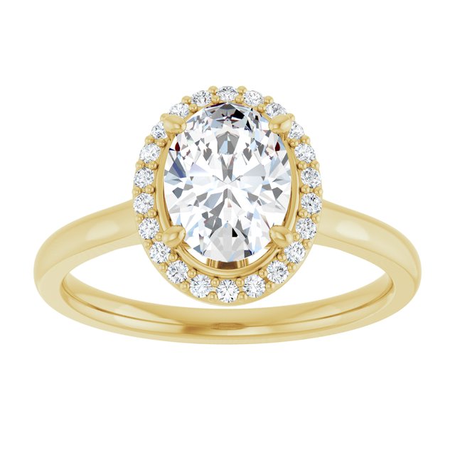 Halo-Style Engagement Ring