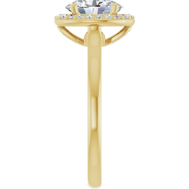 Halo-Style Engagement Ring