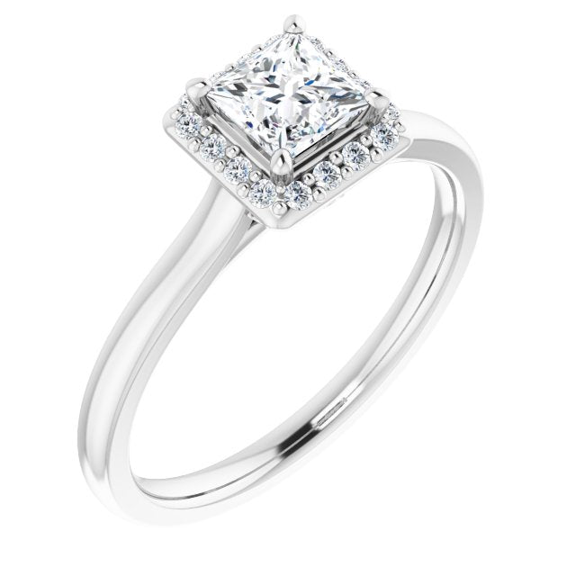 Halo-Style Engagement Ring