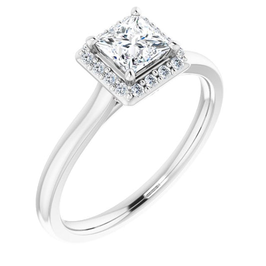 Halo-Style Engagement Ring