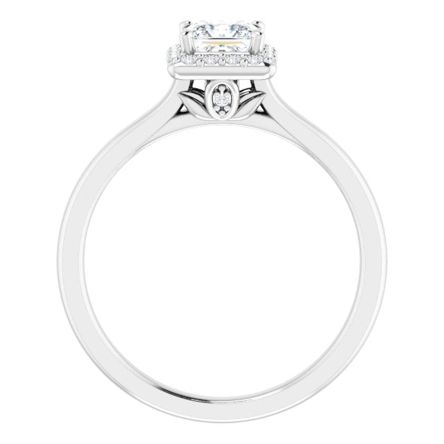 Halo-Style Engagement Ring