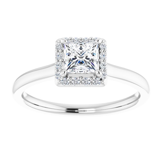 Halo-Style Engagement Ring