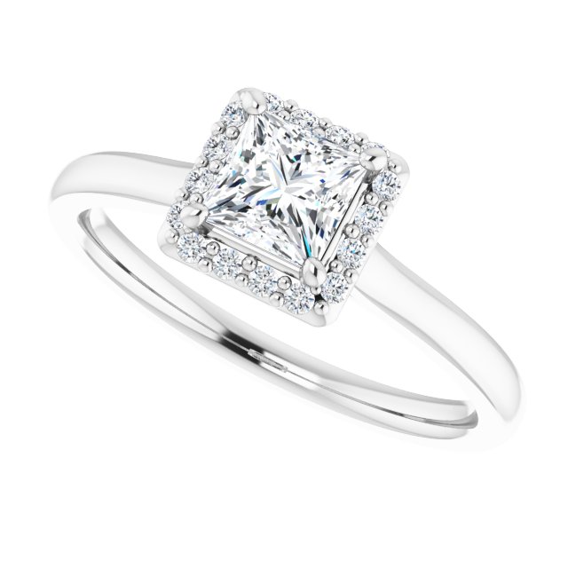 Halo-Style Engagement Ring