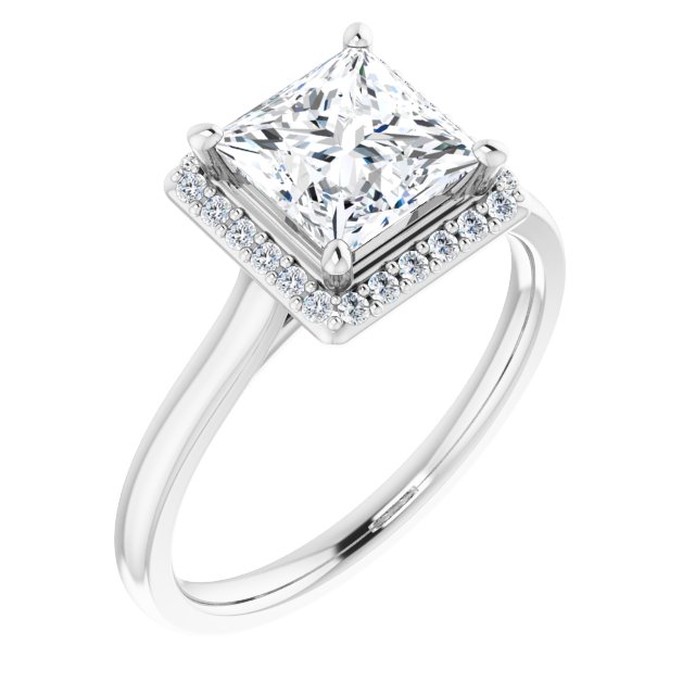 Halo-Style Engagement Ring