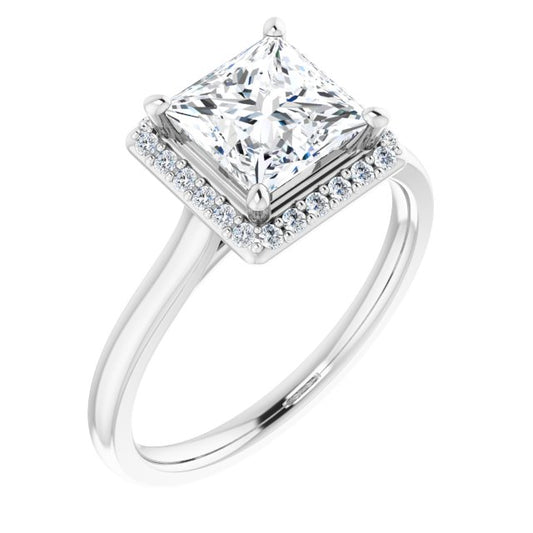 Halo-Style Engagement Ring
