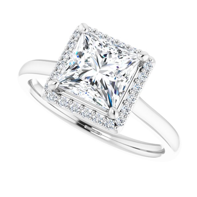 Halo-Style Engagement Ring