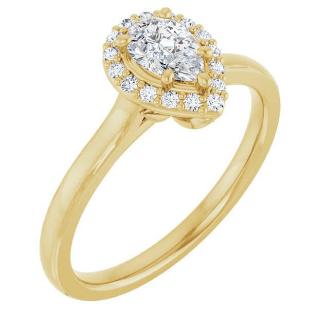 Halo-Style Engagement Ring