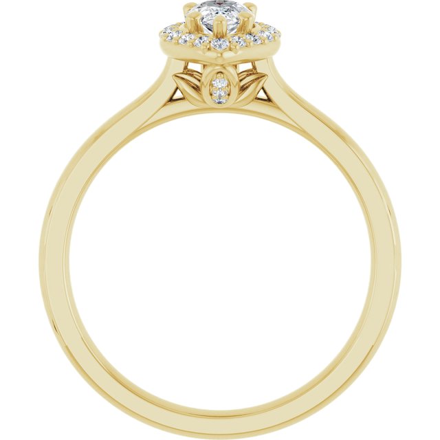 Halo-Style Engagement Ring