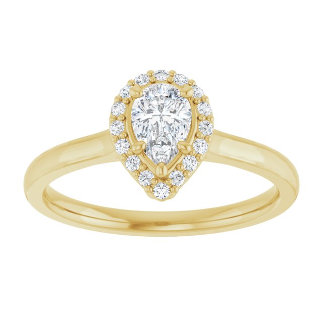 Halo-Style Engagement Ring