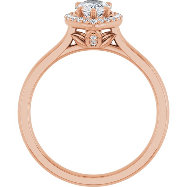 Halo-Style Engagement Ring