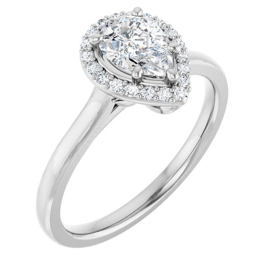 Halo-Style Engagement Ring