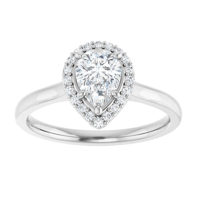 Halo-Style Engagement Ring