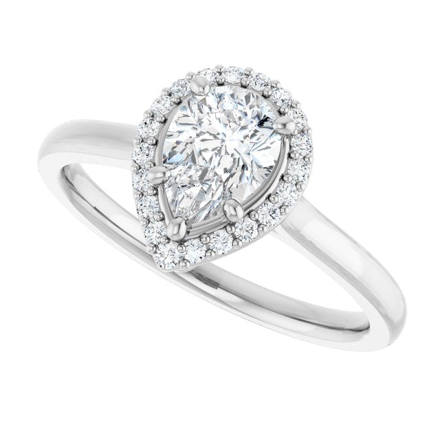 Halo-Style Engagement Ring